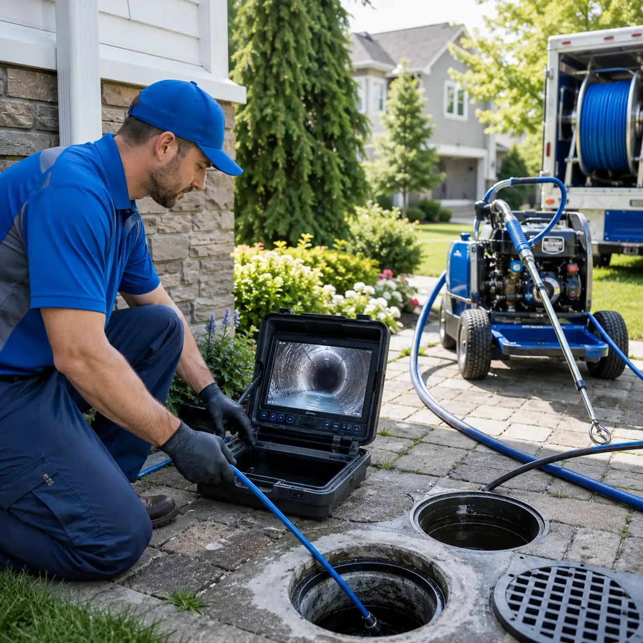 Outdoor drain cleaning professionals serving Waunakee, WI